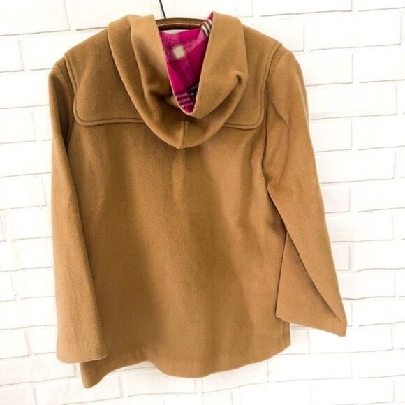 LILLY PULTIZER Camel Toggle Wool Pea Coat - Picture 3 of 11